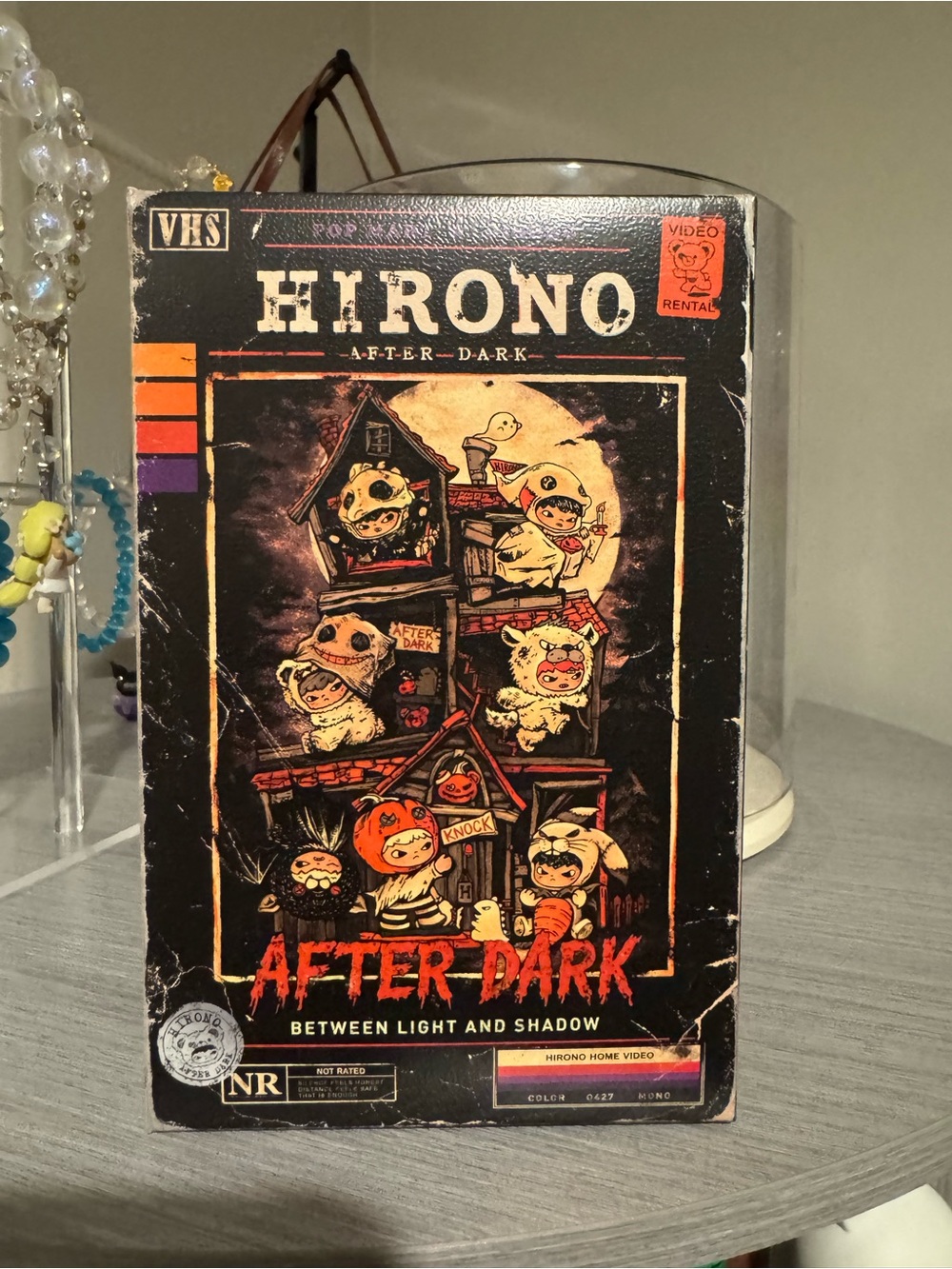Popmart Hirono After Dark plush pendant - Confirmed Masked